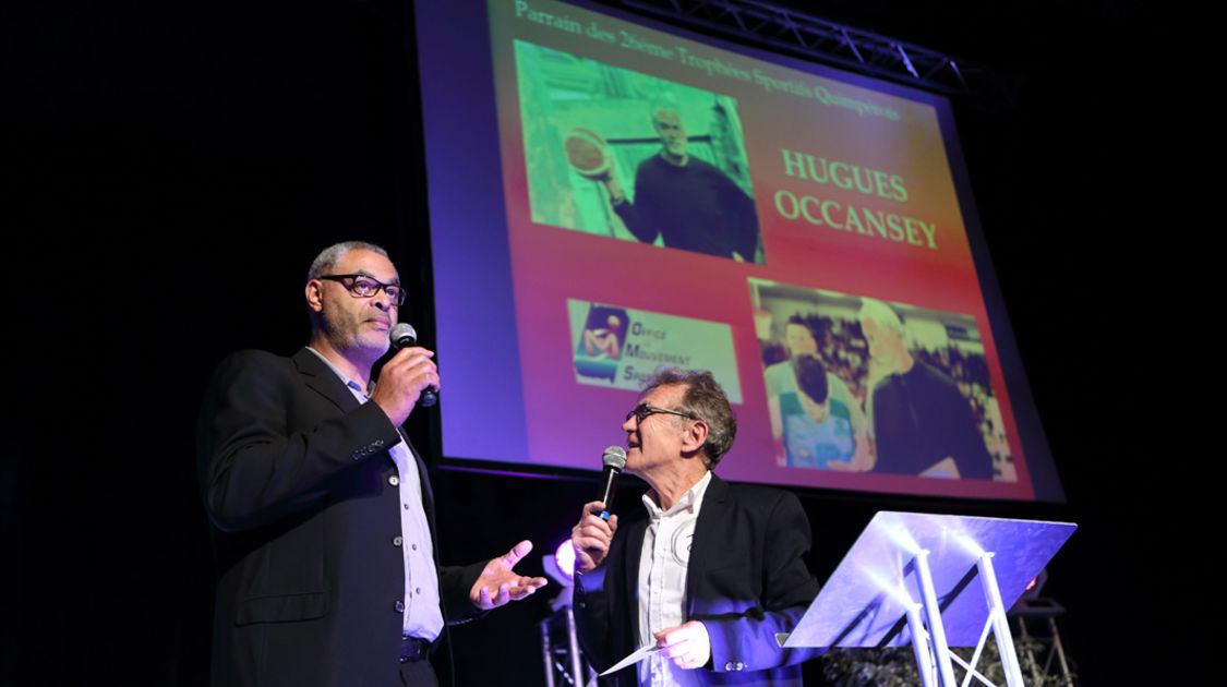 Hugues Occansey - coach de l Ujap Basket - 26e Trophées sportifs quimpérois