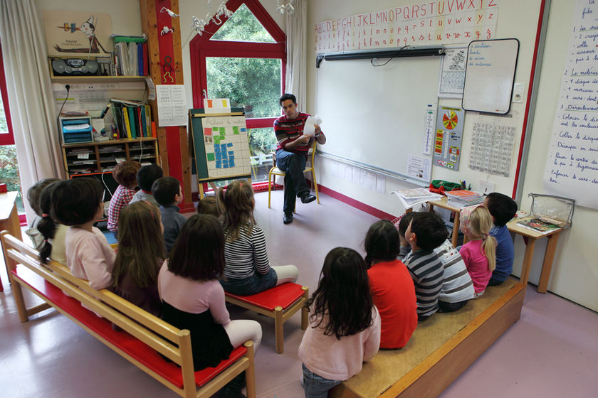 A l'école maternelle du Quinquis