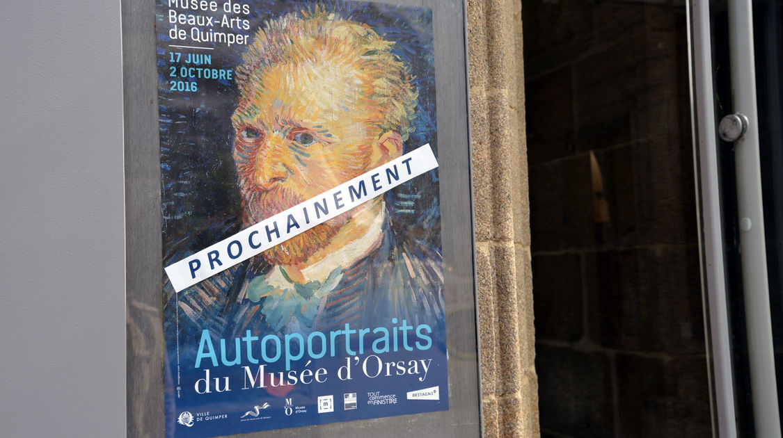 Les 40 autoportraits du musée d’Orsay sont arrivés au musée des beaux-arts de Quimper. Il seront exposés du 17 juin au 2 octobre. (1)
