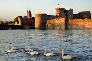 Le King John's Castle à Limerick, Irelande