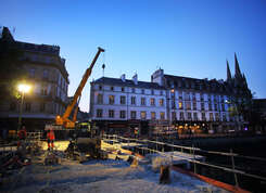 Travaux pont Saint-François