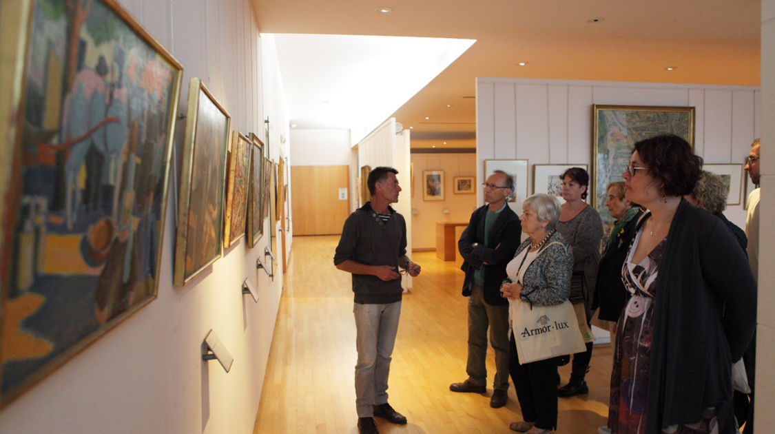 Visite du musée des beaux-arts pour les nouveaux Quimpérois.