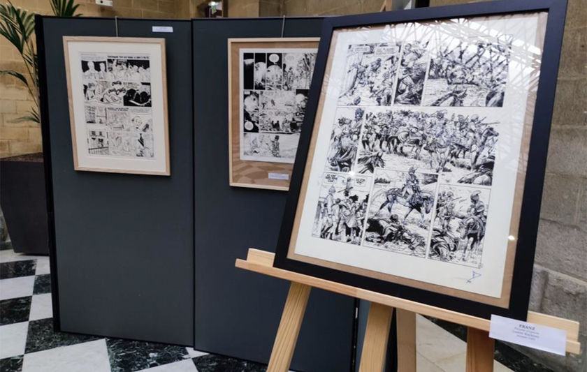 L'association Penn Ar BD expose à l'Hôtel de Ville jusqu'au 12 mars 