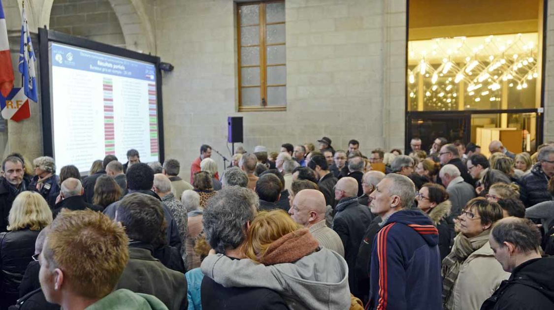 Lors du premier tour des municipales 2014 à Quimper