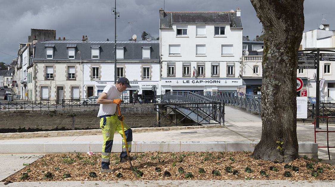 Quartier Locmaria – La place du Stivel continue sa transformation !