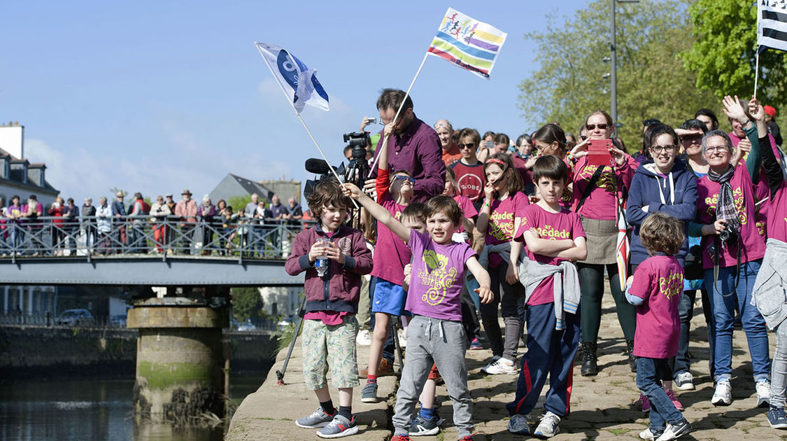 La Redadeg a pris son départ de Quimper le 4 mai 2018 (1)