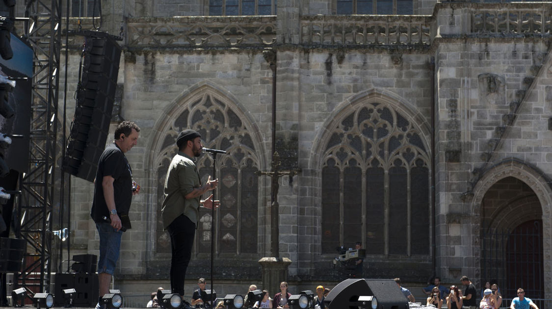 Les Copains dAbord mardi 4 juillet - Slimane en répétition