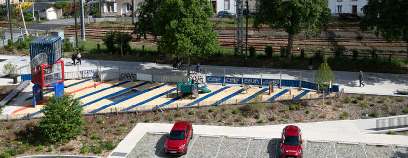 Gare-Parc : une nouvelle aire de jeux dans le quartier de la gare