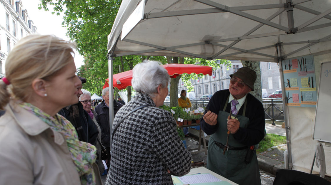 Le 10 mai 2015, le marché de la fleur d'été de retour sur les quais de l'Odet.