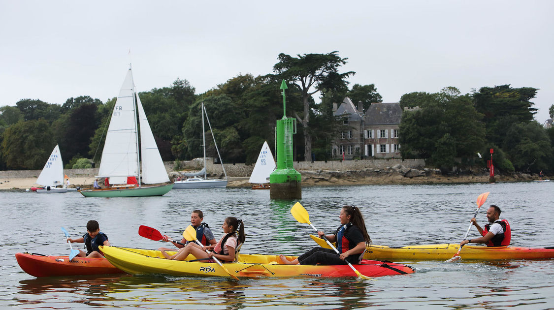 Les jeudis sur  l’eau, sortie Kayak à Bénodet 