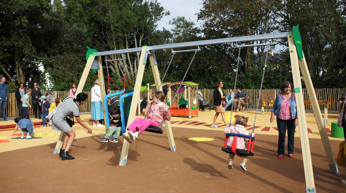 Inauguration aire de jeux du Moulin Vert