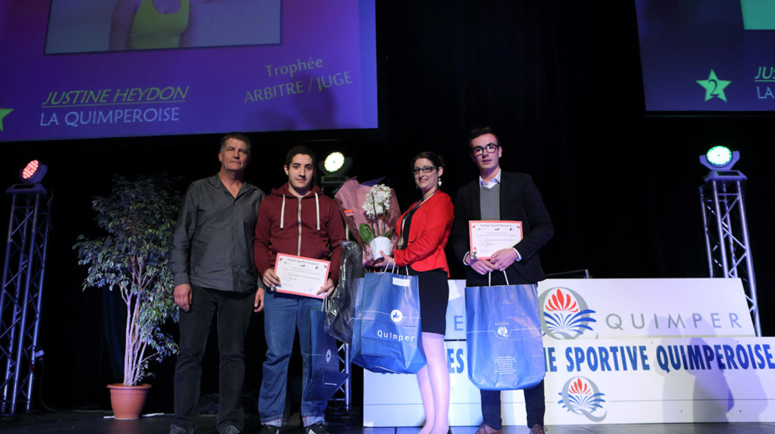 Justine Heydon de La Quimpéroise - arbitre-juge de l année - 26e Trophées sportifs quimpérois