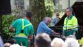 Le comédien Michaël Lonsdale et le pianiste Patrick Scheyder ont donné une représentation du spectacle des Jardins et des hommes dans le jardin du théâtre Max Jacob le 25 juin (6)