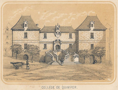 Le collège de Quimper où Elie Fréon a fait ses études