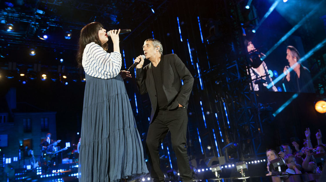 Le duo Julien Clerc Nolwenn Leroy interprète Belle-Île-en-Mer (05)