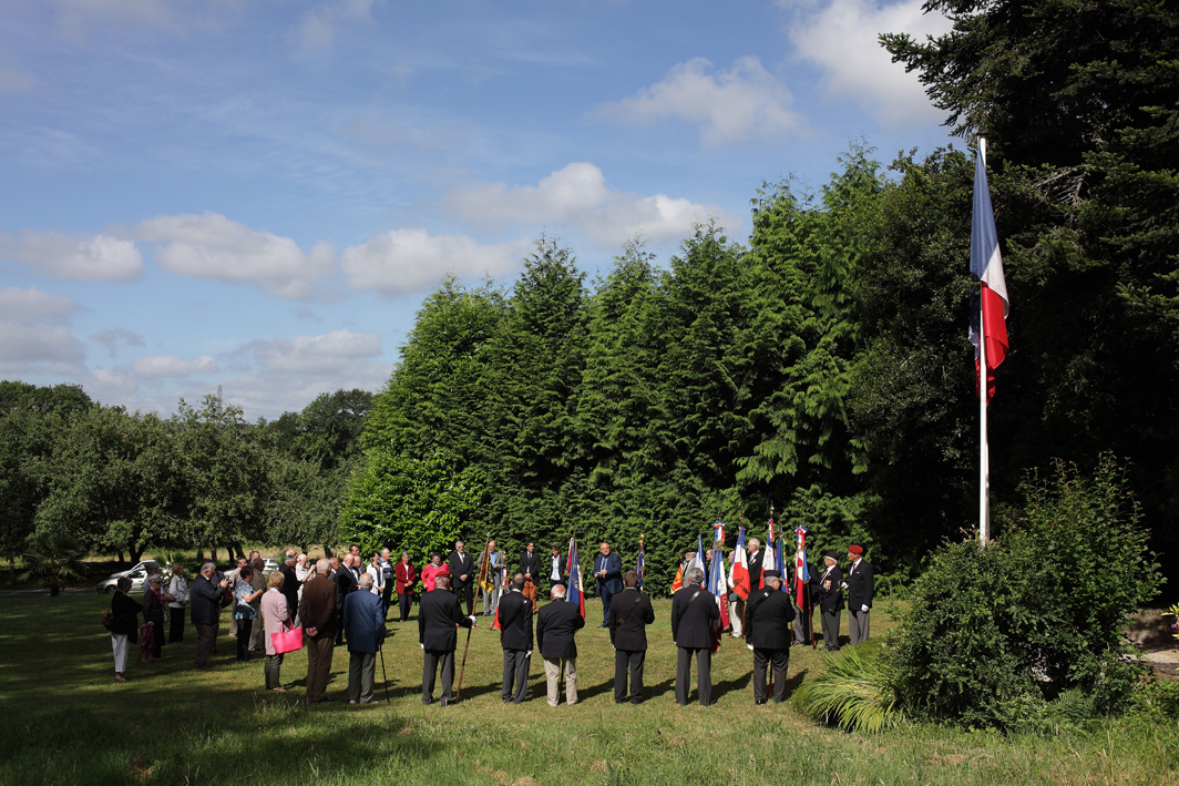 Commémoration du souvenir des résistants morts aux fermes du Guellen, Penhoat et Kergrenn