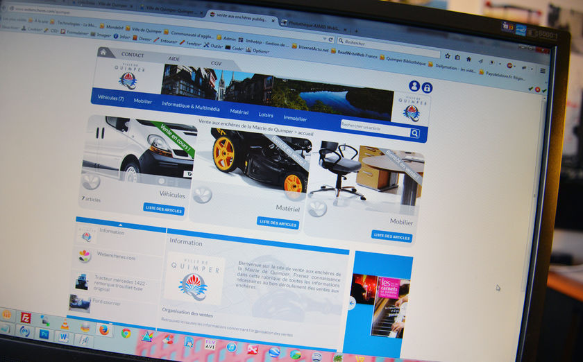 La Ville vend son matériel réformé aux enchères sur le net