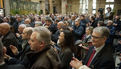 Une foule compacte assiste à la cérémonie des vœux de de Ludovic Jolivet, maire de Quimper et président de Quimper Bretagne Occidentale à l’Hôtel de Ville et d’Agglomération le samedi 28 janvier 2017.
