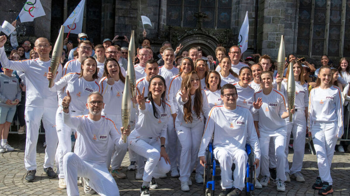 Passage de la flamme olympique 2024