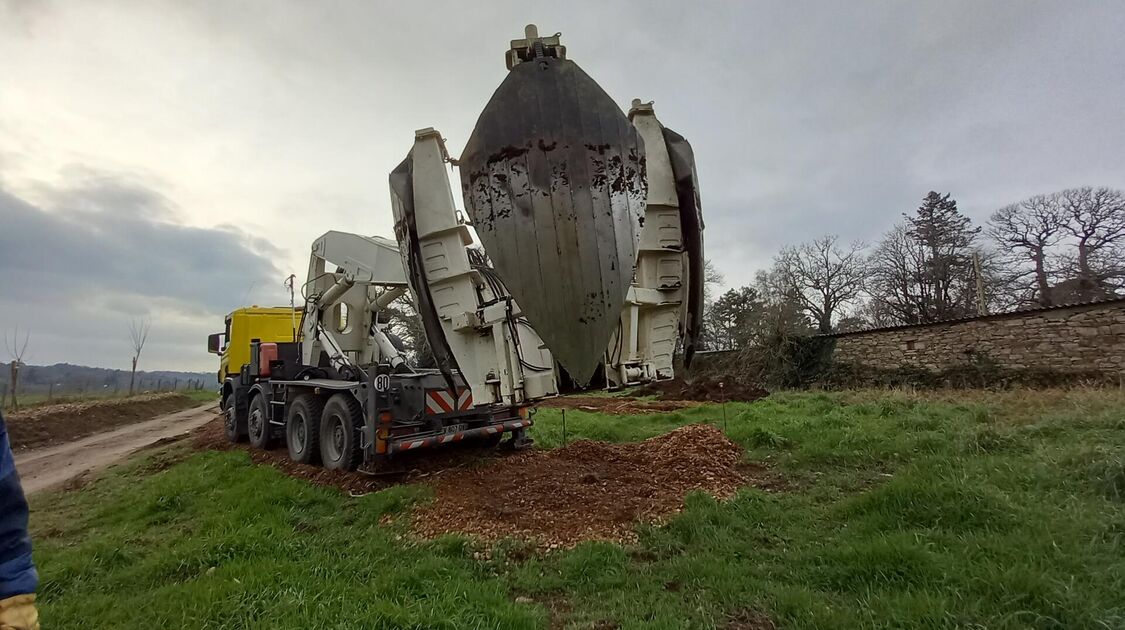 Gare-Parc : transplantation d’arbres au Corniguel