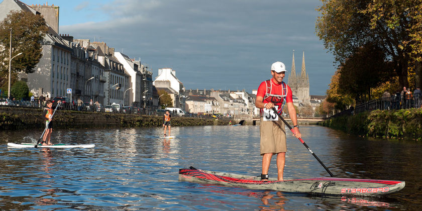 Paddle : succès de la City race de Quimper !