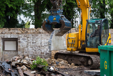 Les travaux de la nouvelle mairie annexe de Kerfeunteun