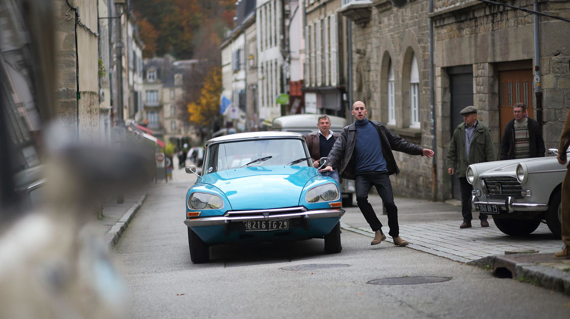 Tournage du 4e long métrage de Nicolas Guillou "Plogoff, 1980" dans les rues de Quimper 