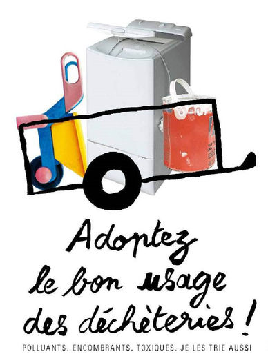 Adoptez le bon usage des déchèteries !
