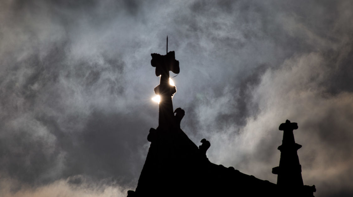 Eclipse solaire du 20 mars 2015 vue de la place Saint-Corentin (3)