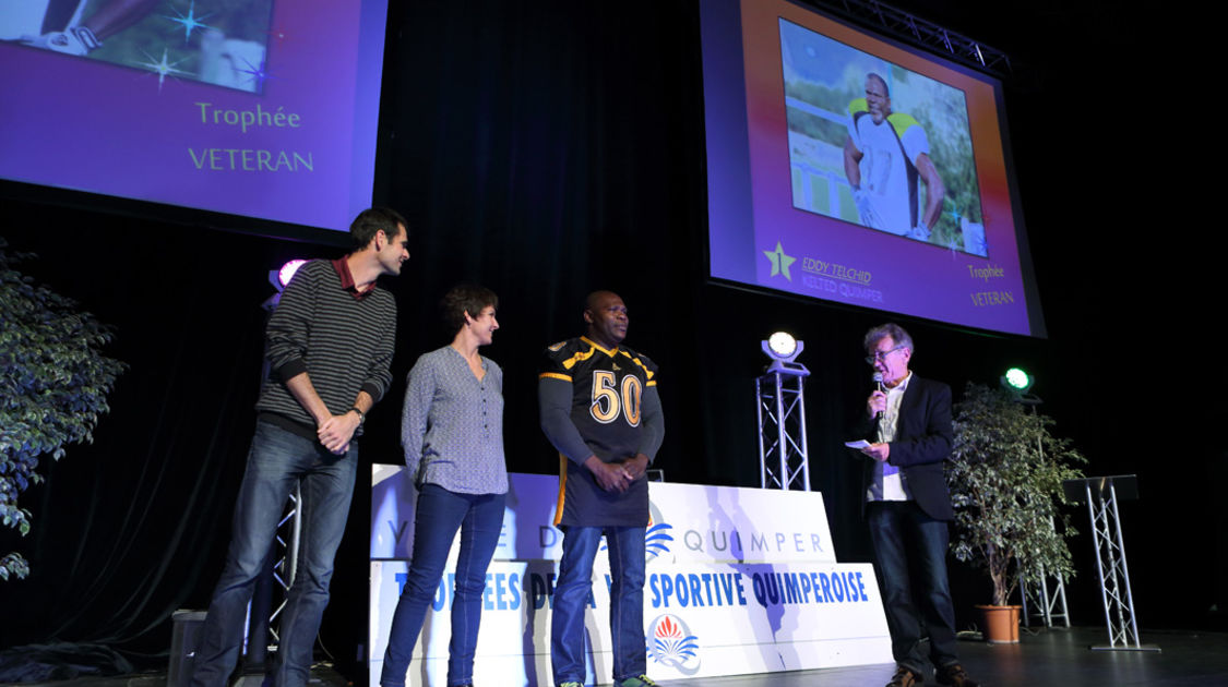 Eddy Telchid des Kelted (foot américain) - vétéran de l année - 26e Trophées sportifs quimpérois