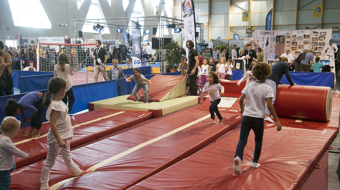 Le Forum des clubs nouvelle formule a fait mouche et attiré 7500 Quimpérois au parc des expositions de Quimper-Cornouaille (29)