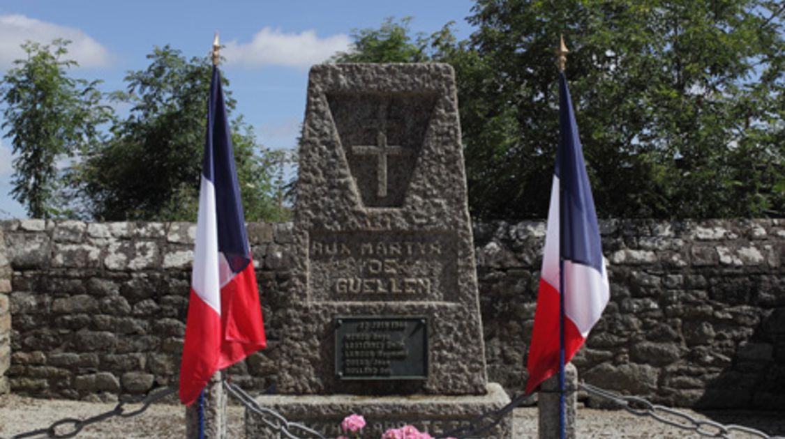 Commémoration du souvenir des résistants morts aux fermes du Guellen, Penhoat et Kergrenn (24)