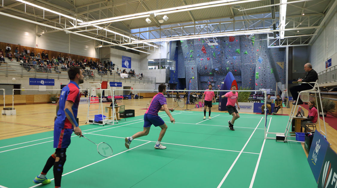 Du 20 au 22 janvier 2017 la halle des sports de Penhars accueillait les 4e championnats de France de parabadminton organisés par la section badminton de l Ujap (9)