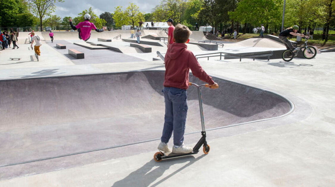 Inauguration du nouveau Skatepark à Creach Gwen