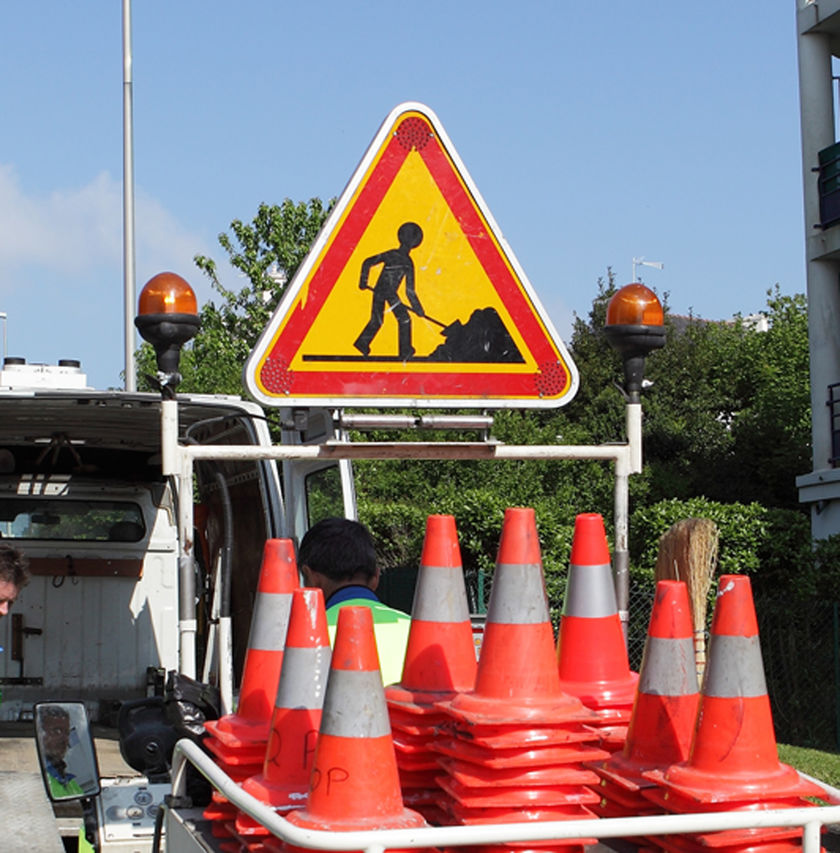 Travaux : la rue Bourg Les Bourgs fermée