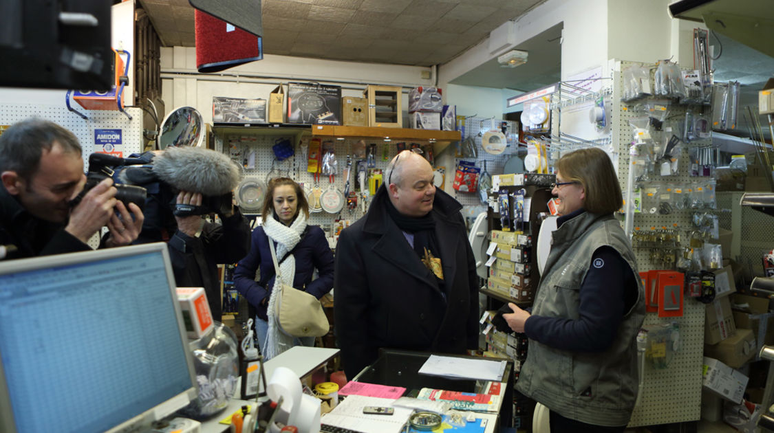 Les élus à la rencontre des habitants du quartier de la gare le 4 février 2015 (1)