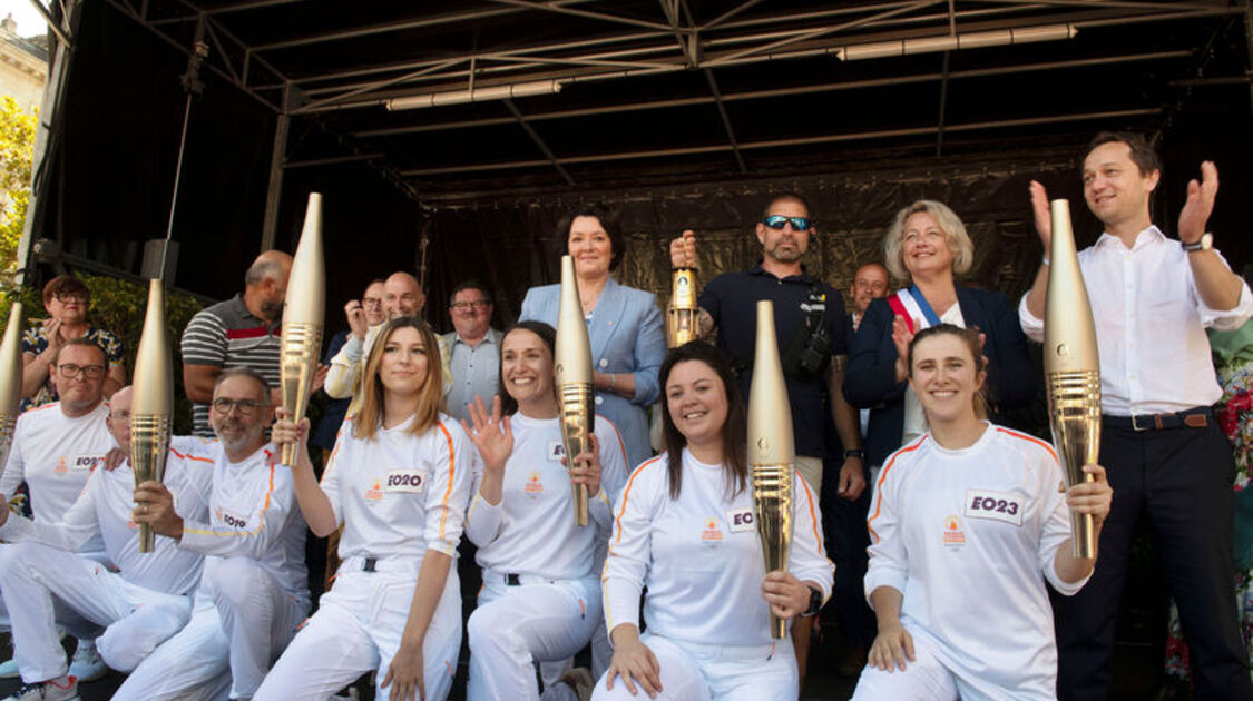 Passage de la flamme olympique 2024
