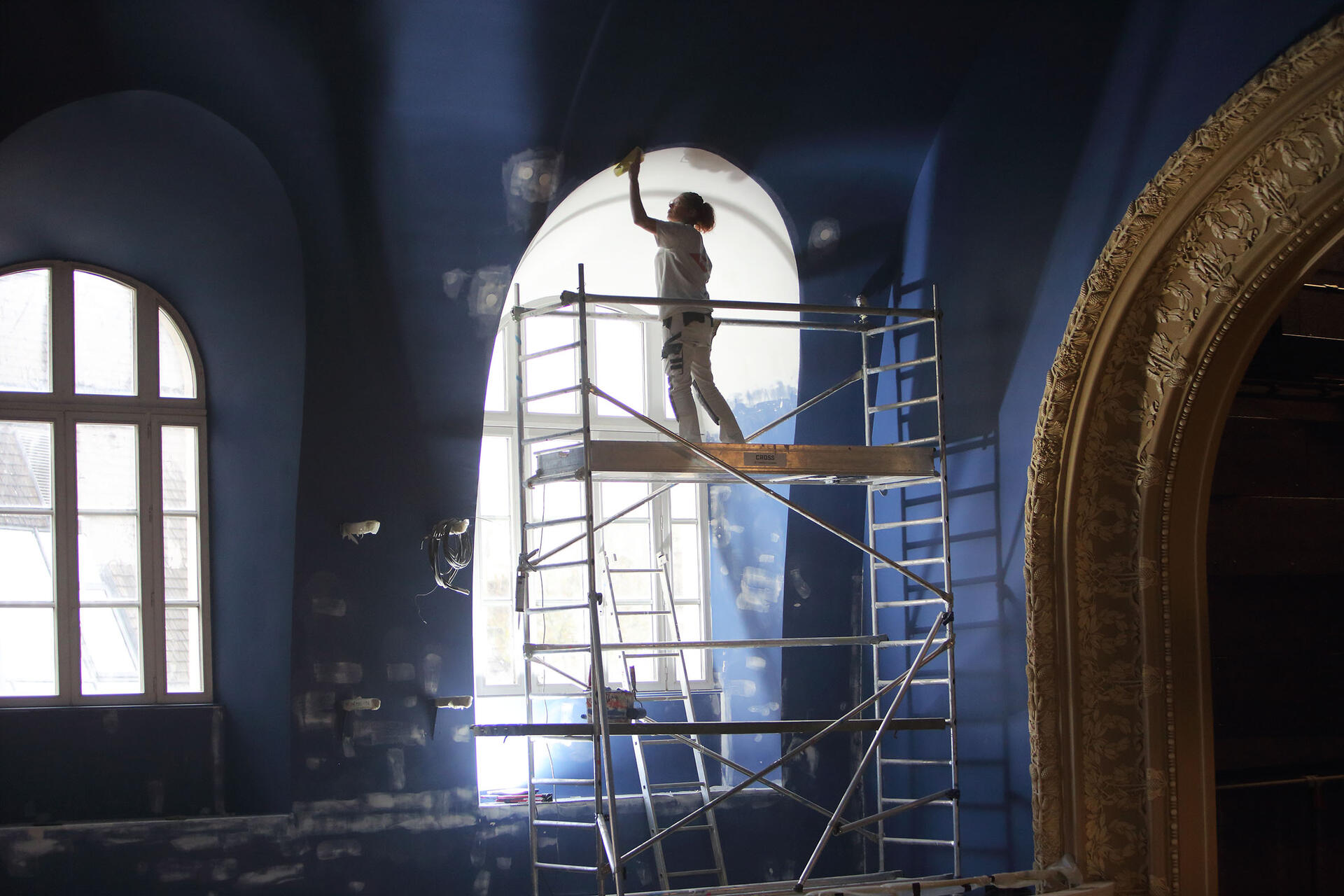 Travaux de rénovation du théâtre Max-Jacob