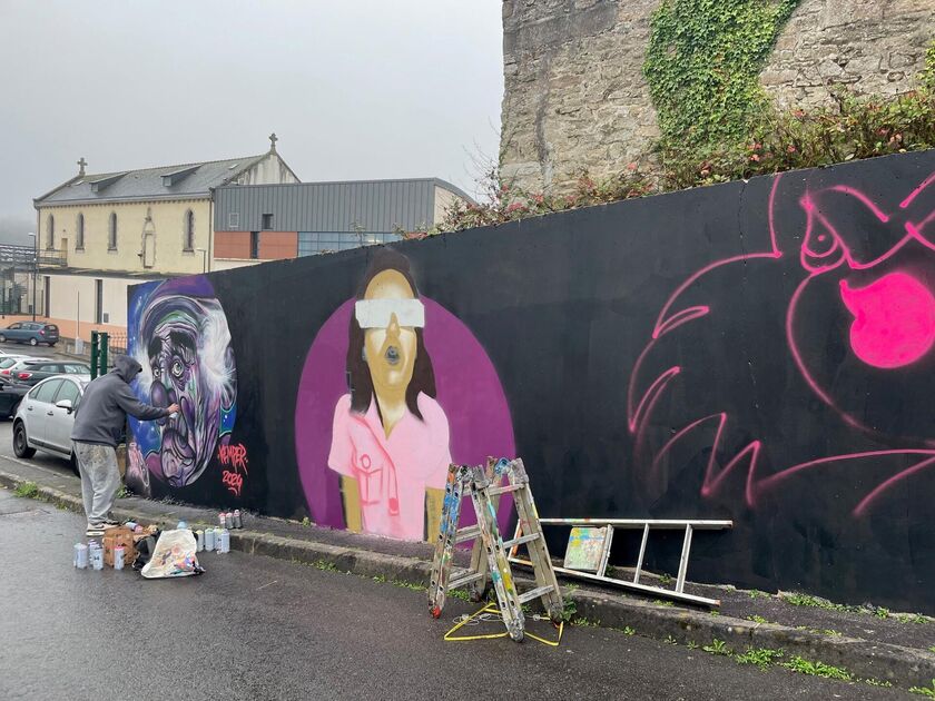 Des murs d’expression libre et d’apprentissage pour le graff au sein du parking de Lattre de Tassigny