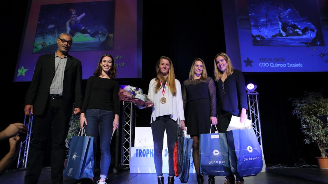 Marion Bardin - femme sportive de l année - 26e Trophées sportifs quimpérois