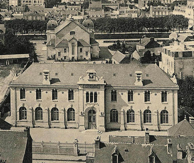 Le gymnase de la rue Neuve en 1907