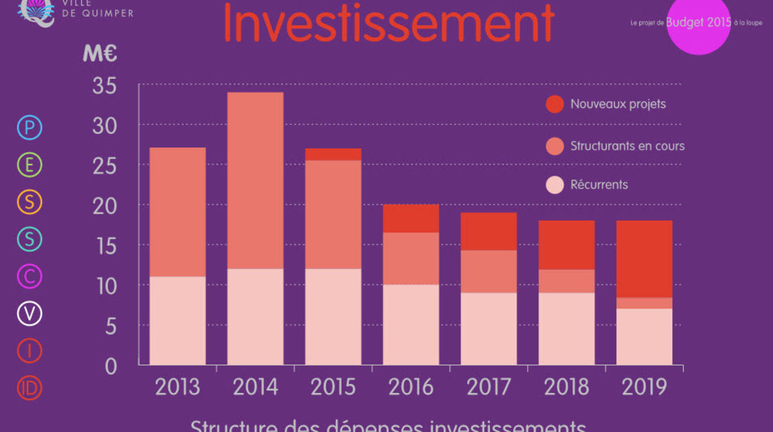 Structures des depenses d investissements