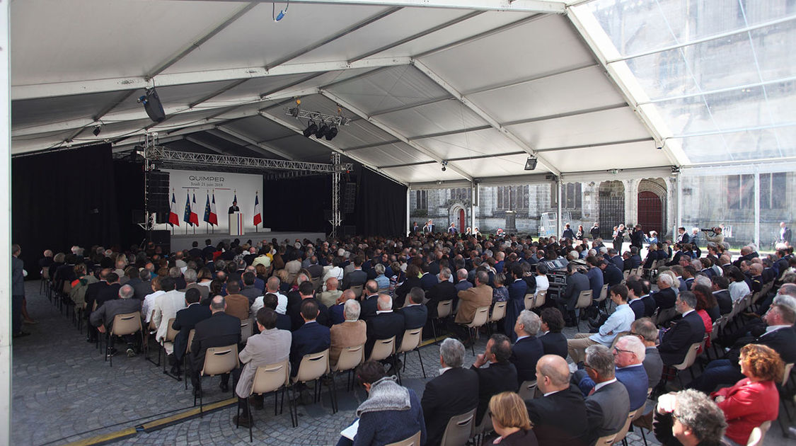 Visite du Président de la République Emmanuel Macron à Quimper (6)