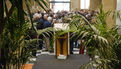 Une foule compacte assiste à la cérémonie des vœux de de Ludovic Jolivet, maire de Quimper et président de Quimper Bretagne Occidentale à l’Hôtel de Ville et d’Agglomération le samedi 28 janvier 2017.