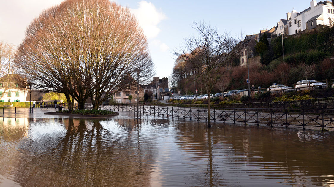 Inondation - Le Steir déborde - Boulevard du Moulin au Duc - 7 février 2014 (4)