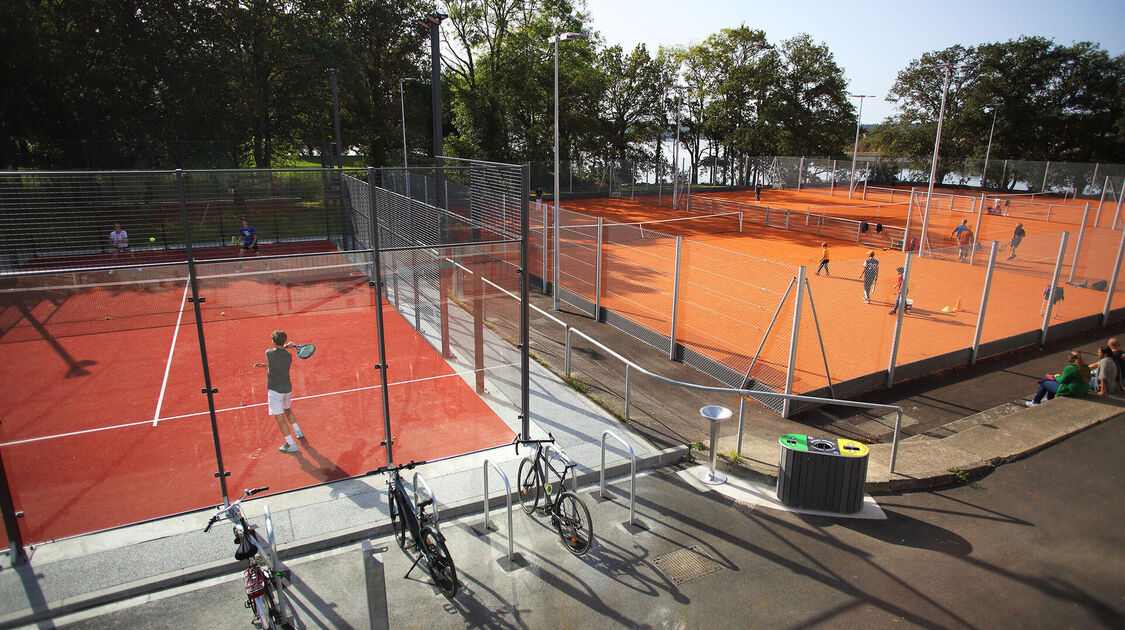 Nouveaux terrains de padel et tennis extérieurs de Creac'h Gwen