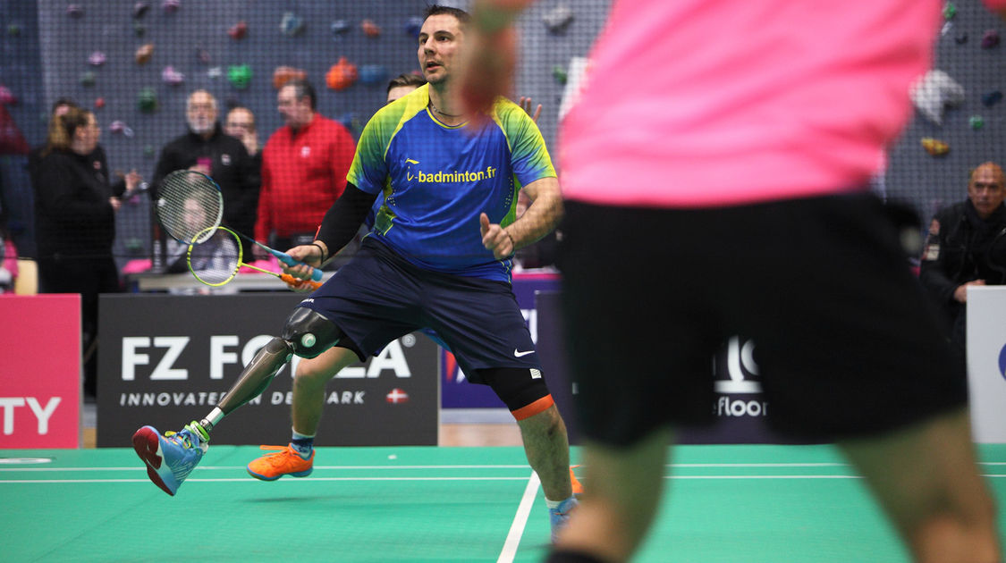 Du 20 au 22 janvier 2017 la halle des sports de Penhars accueillait les 4e championnats de France de parabadminton organisés par la section badminton de l Ujap (17)