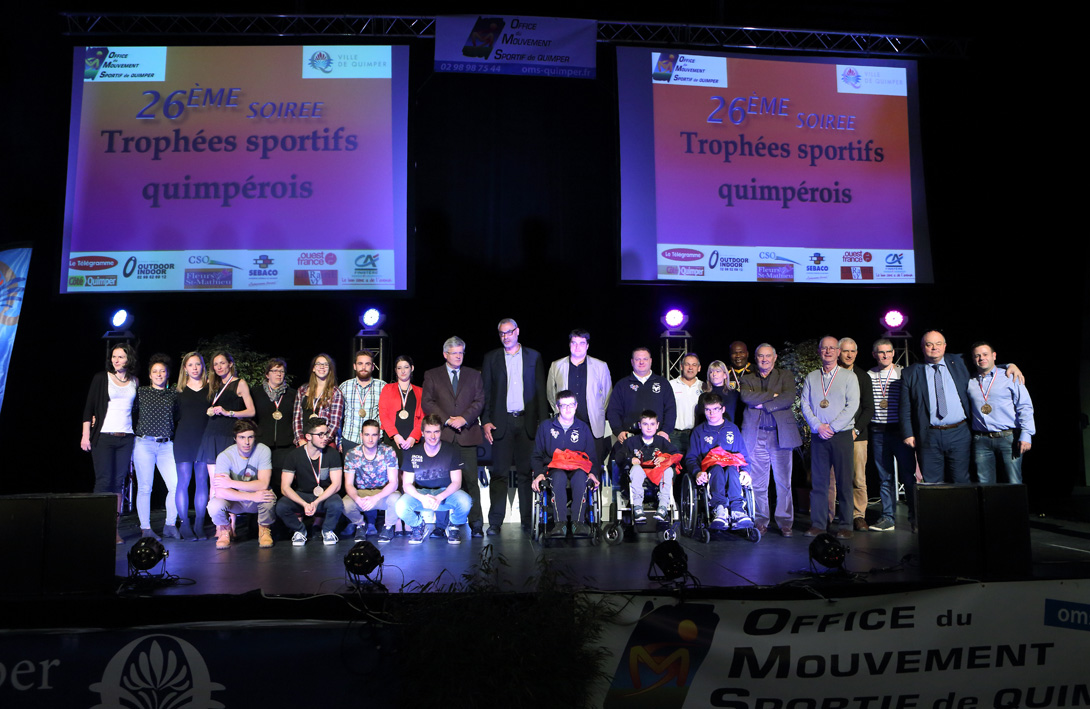 Les lauréats des Trophées sportfis quimpérois 2015