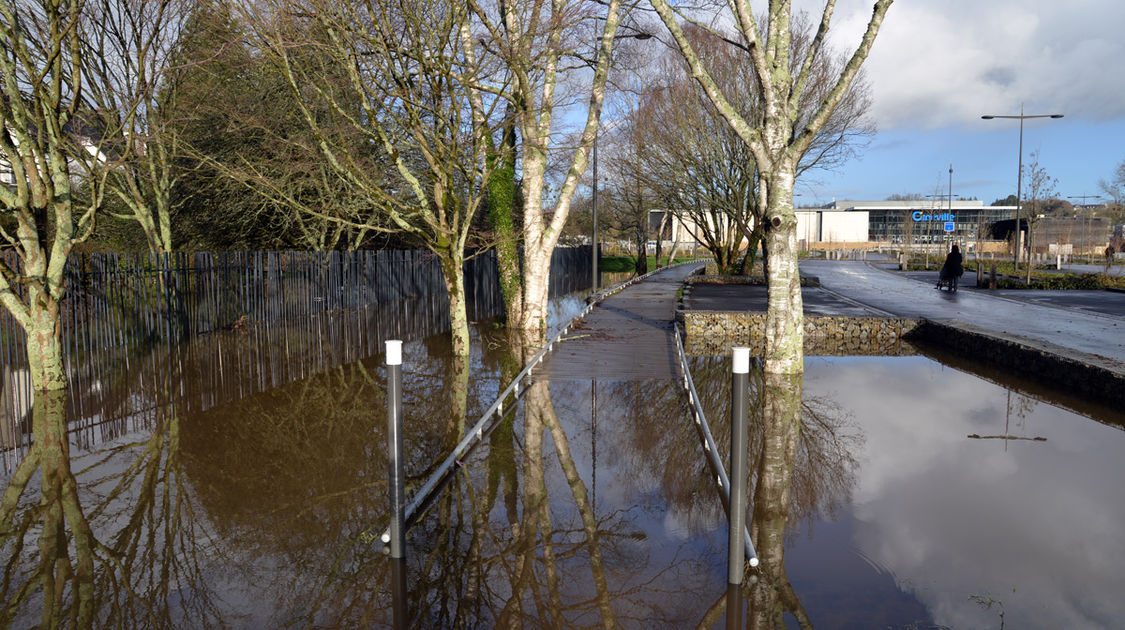 Inondation - Le Steir déborde - Parking de la Providence - 7 février 2014 (13)