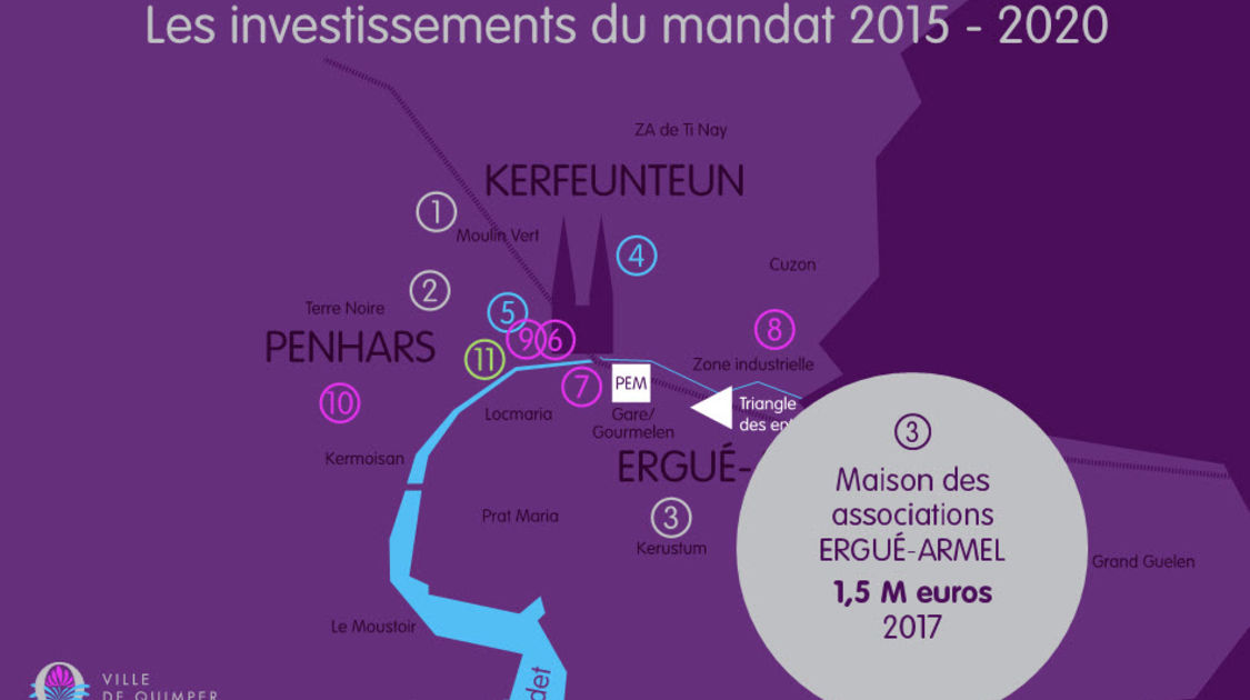 Maison des associations d Ergué-Armel - 1,5 million euros - 2017